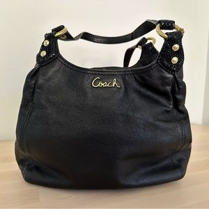 Black Leather Coach Purse